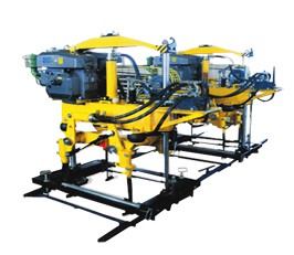YD-22型液壓搗固機,雙導柱框架結構，單缸升降方式